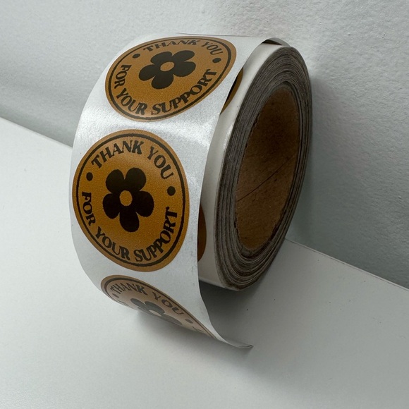 handmade Other - Thank you for your support | shipping supplies NWT 1in round